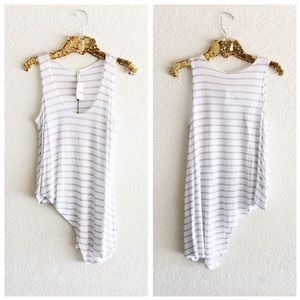 LF Emma + Sam Asymmetrical Hem Tank Top